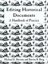 Cover image: Editing Historical Documents 9780761989608