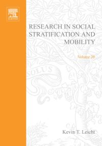 Immagine di copertina: Research in Social Stratification and Mobility 9780762308798