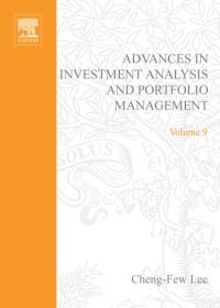 Cover image: Advances in Investment Analysis and Portfolio Management, Volume 9 9780762308873