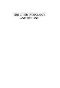 Titelbild: The Liver in Biology and Disease: Liver Biology in Disease, Hepato - Biology in Disease 9780762311248
