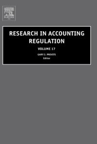 Cover image: Research in Accounting Regulation 9780762311316