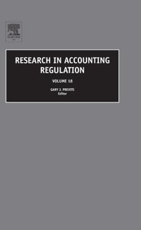 Titelbild: Research in Accounting Regulation 9780762312900