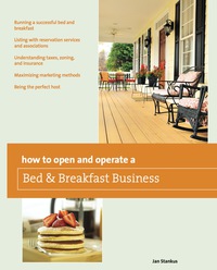 Imagen de portada: How to Open and Operate a Bed & Breakfast 9th edition 9780762772001