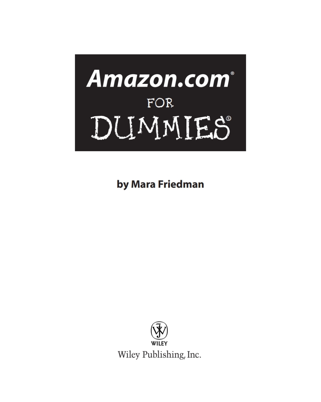 Amazon.com For Dummies 1st Edition