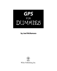 صورة الغلاف: GPS For Dummies 1st edition 9780764569333