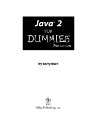 Imagen de portada: Java 2 For Dummies 2nd edition 9780764568589