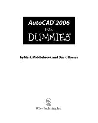 Cover image: AutoCAD 2006 For Dummies 1st edition 9780470050897