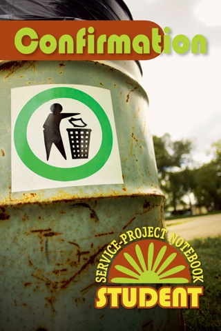 Cover image: Confirmation Student Service-Project Notebook 9780764813726