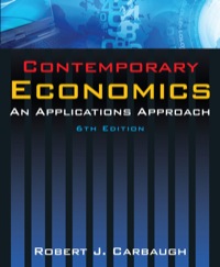 Cover image: Contemporary Economics: An Applications Approach 6th edition 9780765624888