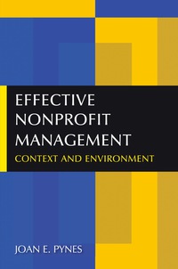 Cover image: Effective Nonprofit Management 9780765630292