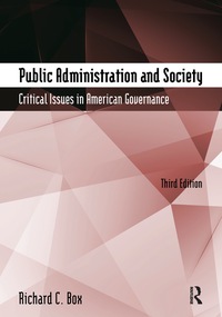 Cover image: Public Administration and Society 3rd edition 9780765635341