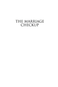 Imagen de portada: The Marriage Checkup 9780765706393