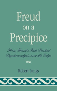 Cover image: Freud on a Precipice 9780765706003