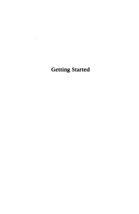 Titelbild: Getting Started 9781568214511