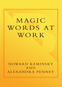 Cover image: Magic Words at Work 9780767914413