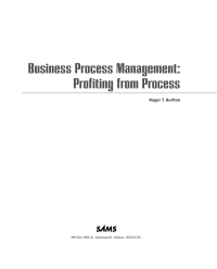 表紙画像: Business Process Management 1st edition 9780672320637