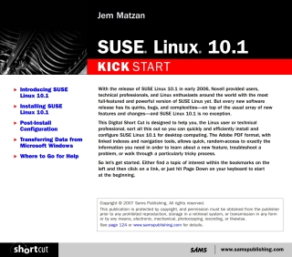 Cover image: SUSE Linux 10.1 Kick Start (Digital Short Cut) 1st edition 9780768668261
