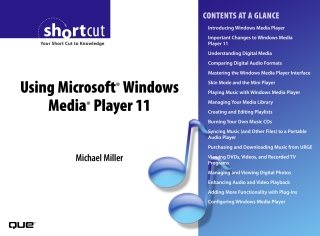 Cover image: Using Microsoft Windows Media Player 11 (Digital Short Cut) 1st edition 9780768668636