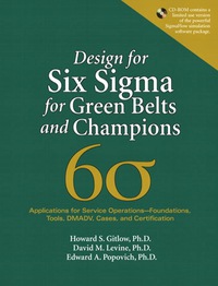 Imagen de portada: Design for Six Sigma for Green Belts and Champions 1st edition 9780137064458