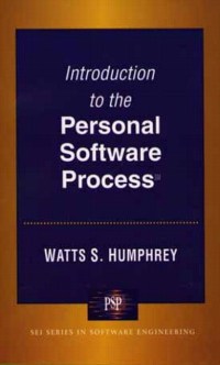 Cover image: Introduction to the Personal Software Process(sm) 1st edition 9780201548099