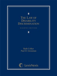 Cover image: The Law of Disability Discrimination 8th edition 9780769882017