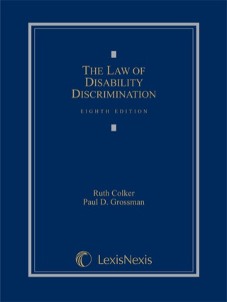 Cover image: The Law of Disability Discrimination 8th edition 9780769882017