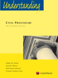 Cover image: Understanding Civil Procedure: The California Edition 9780769851563