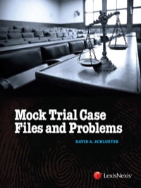 Cover image: Mock Trial Case Files and Problems 9780769891965
