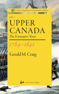 Cover image: Upper Canada 1784-1841 9780771023101