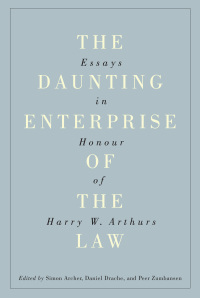 Imagen de portada: Daunting Enterprise of the Law 9780773548893