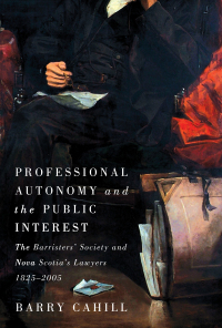 Cover image: Professional Autonomy and the Public Interest 9780773558625