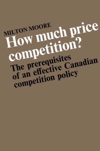 Cover image: How Much Price Competition 9780773500839