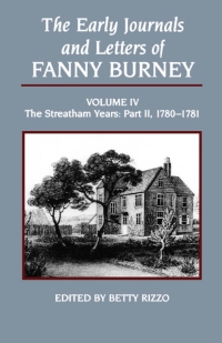 Cover image: Early Journals and Letters of Fanny Burney, Volume 4 9780773505292