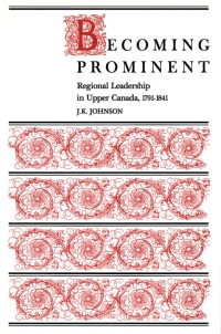Cover image: Becoming Prominent 9780773506411