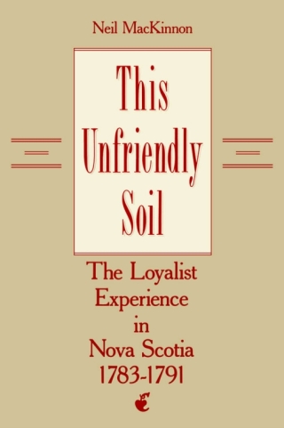 Cover image: This Unfriendly Soil 9780773507197