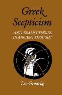 Imagen de portada: Greek Scepticism 9780773507562