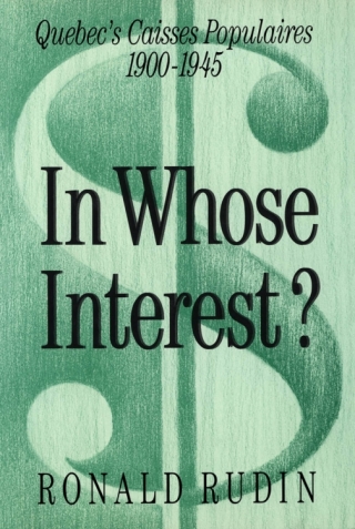 Imagen de portada: In Whose Interest? 9780773507593