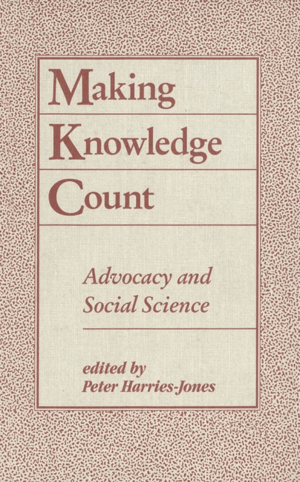 Making Knowledge Count (eBook)