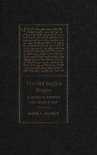 Imagen de portada: Old English Elegies 9780773508361