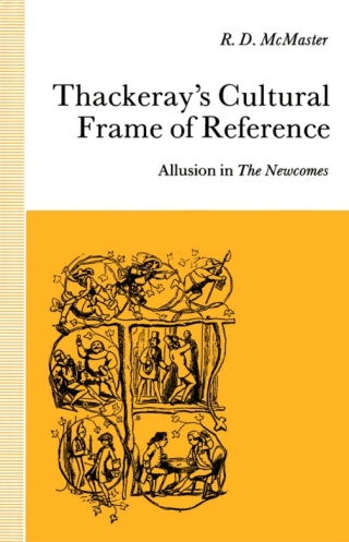 Imagen de portada: Thackeray's Cultural Frame of Reference 9780773508385
