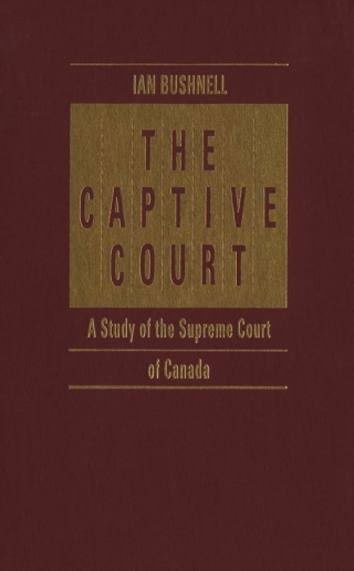 Cover image: Captive Court 9780773508514