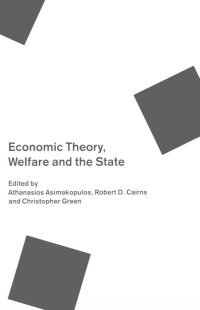 Titelbild: Economic Theory, Welfare, and the State 9780773508538