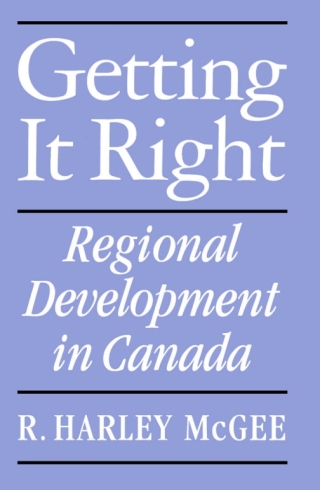 Imagen de portada: Getting It Right 9780773509214