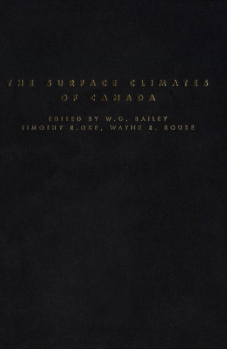 Cover image: Surface Climates of Canada 9780773509283