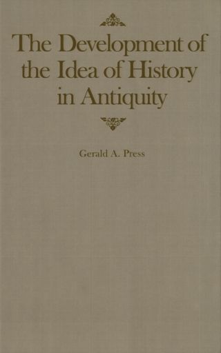 Cover image: Development of the Idea of History in Antiquity 9780773510029