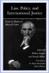 Cover image: Law, Policy, and International Justice 9780773511149