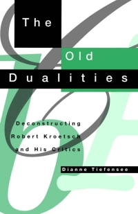 Cover image: Old Dualities 9780773511910