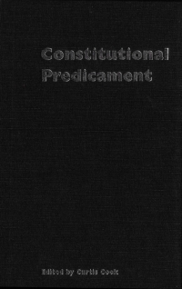 Imagen de portada: Constitutional Predicament 9780773511927