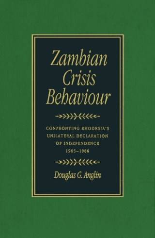 Cover image: Zambian Crisis Behaviour 9780773512191