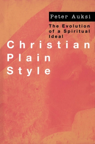 صورة الغلاف: Christian Plain Style 9780773512207